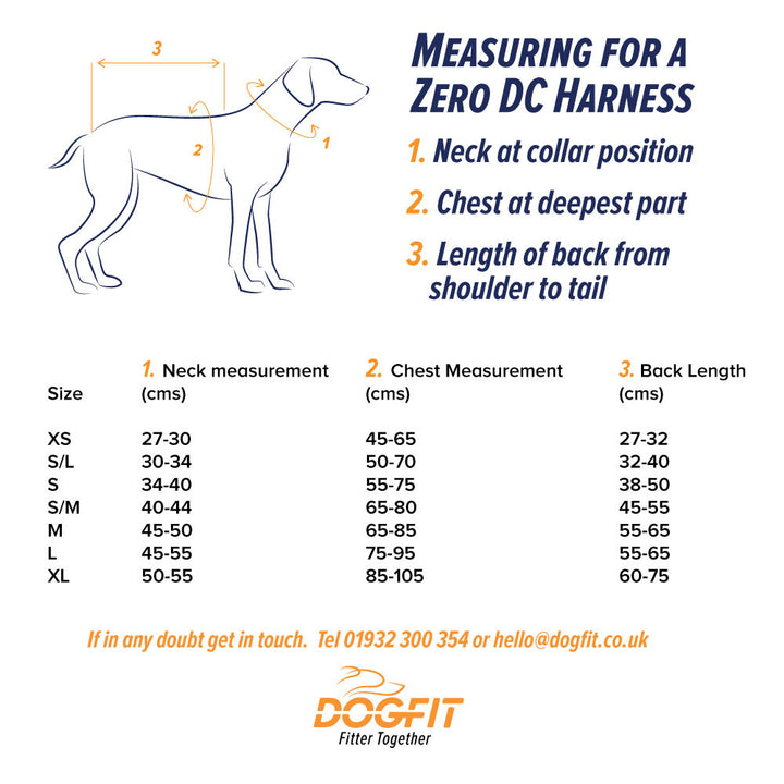 Zero DC Short Canicross Harness